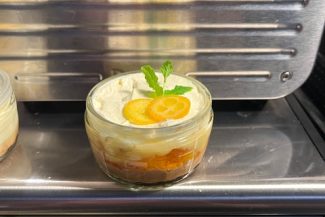 petite spiced rum trifle