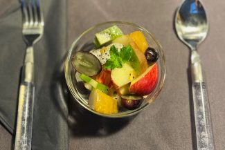 petite super seven fresh fruit trifle