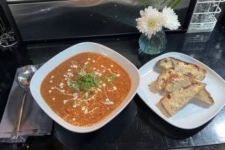 velvety tomato and basil soup